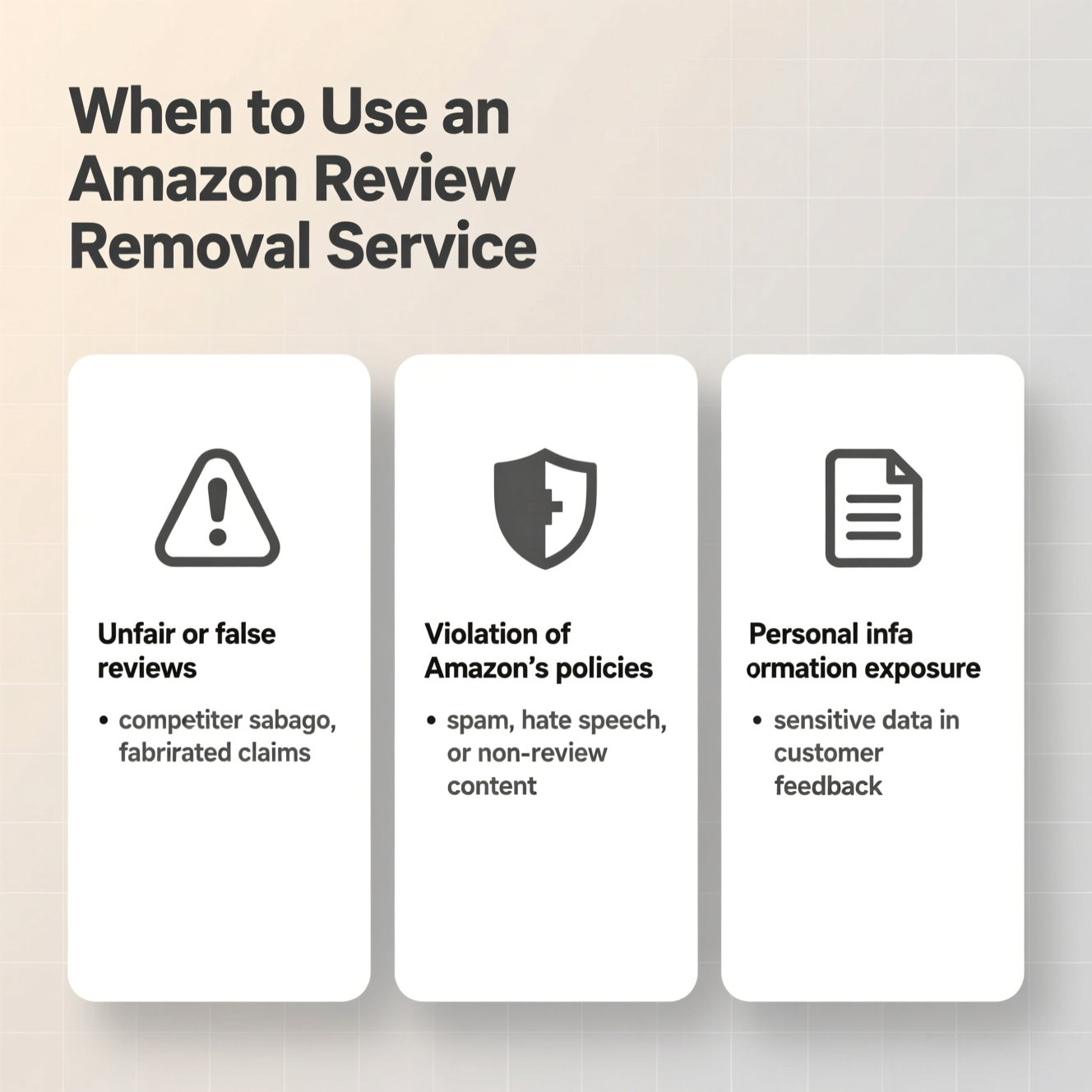 When to Use an Amazon Review Removal Service