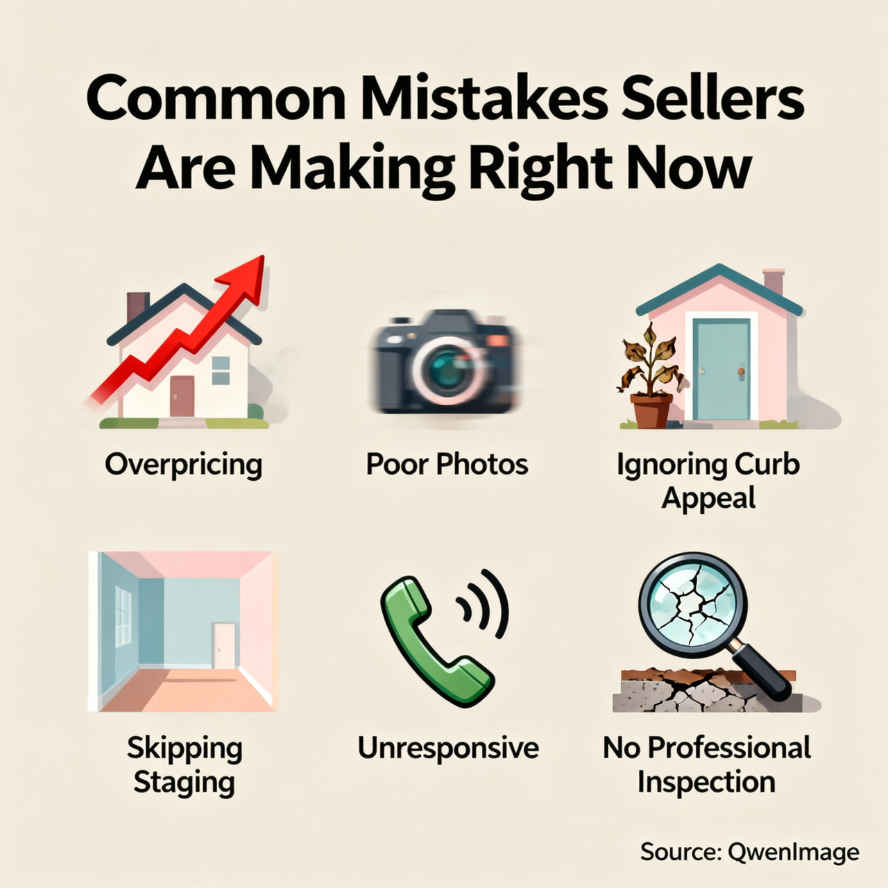common mistakes sellers do