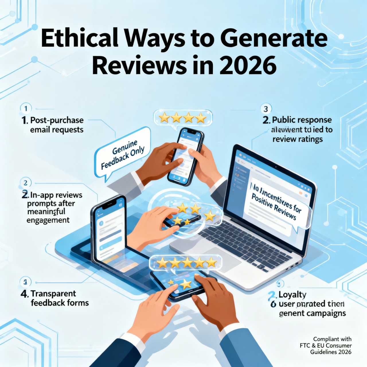 Ethical ways to generate reviews