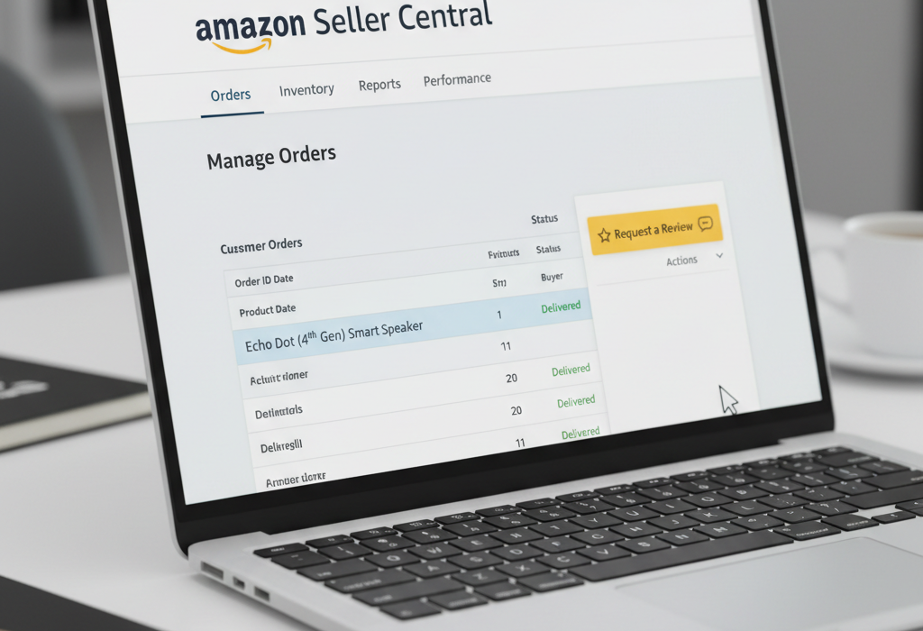how to ask amazon reviews